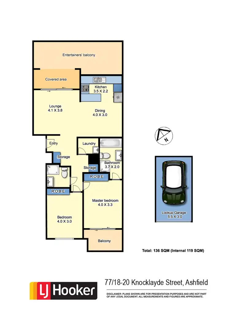 Floorplan of Homely unit listing, 77/18-20 Knocklayde Street, Ashfield NSW 2131