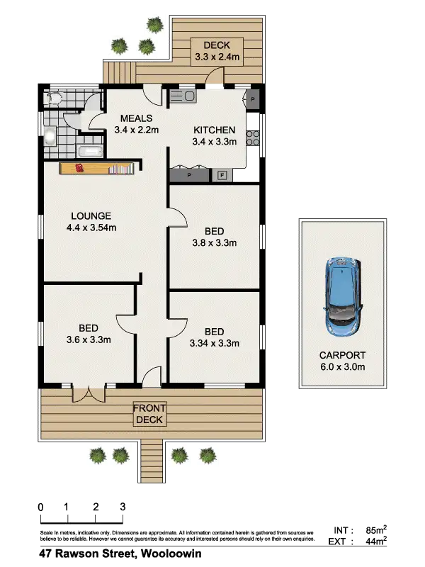 Floorplan of Homely house listing, 47 Rawson Street, Wooloowin QLD 4030