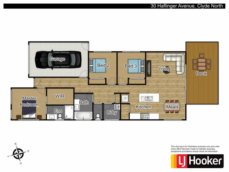 Floorplan of Homely house listing, 30 Haflinger Avenue, Clyde North VIC 3978
