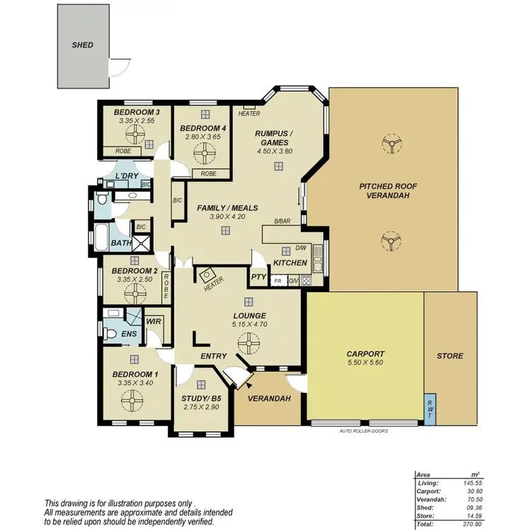 Floorplan of Homely house listing, 7 Silcock Circuit, Greenwith SA 5125