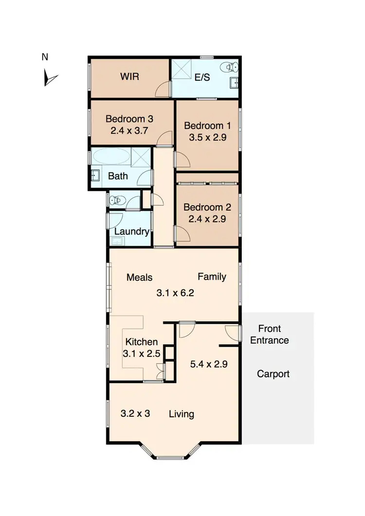 Floorplan of Homely house listing, 27 Somerdale Avenue, Ocean Grove VIC 3226