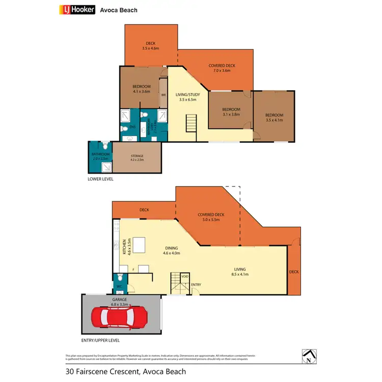 Floorplan of Homely house listing, 30 Fairscene Crescent, Avoca Beach NSW 2251