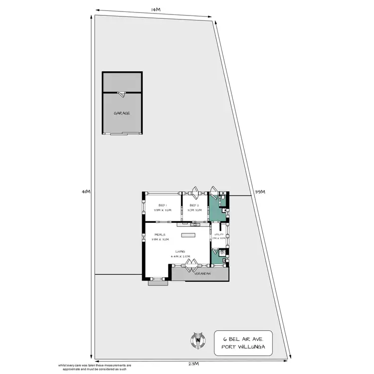 Floorplan of Homely house listing, 6 Bel-Air Avenue, Port Willunga SA 5173