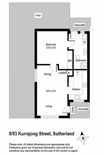 Floorplan of Homely villa listing, 8/53 Kurrajong Street, Sutherland NSW 2232