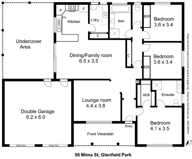 Floorplan of Homely house listing, 56 Mima Street, Glenfield Park NSW 2650
