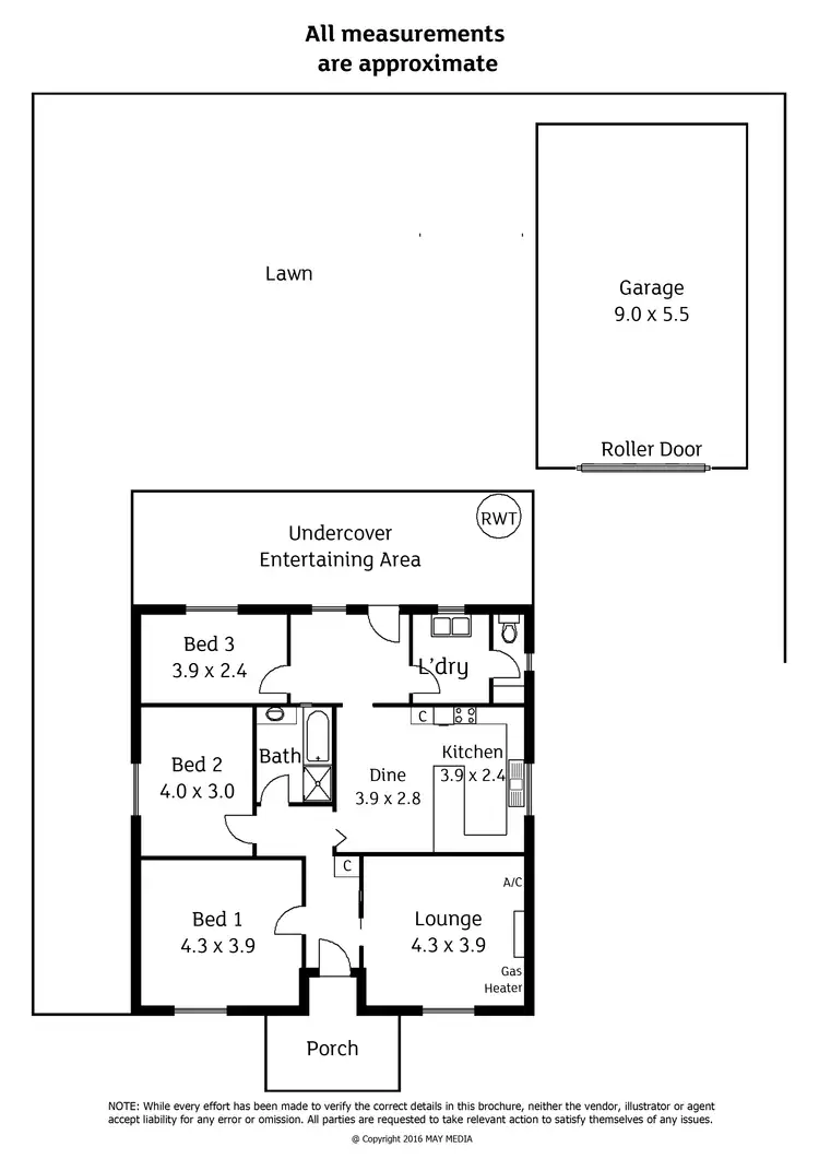 Floorplan of Homely house listing, 12 Shell Street, Rosewater SA 5013