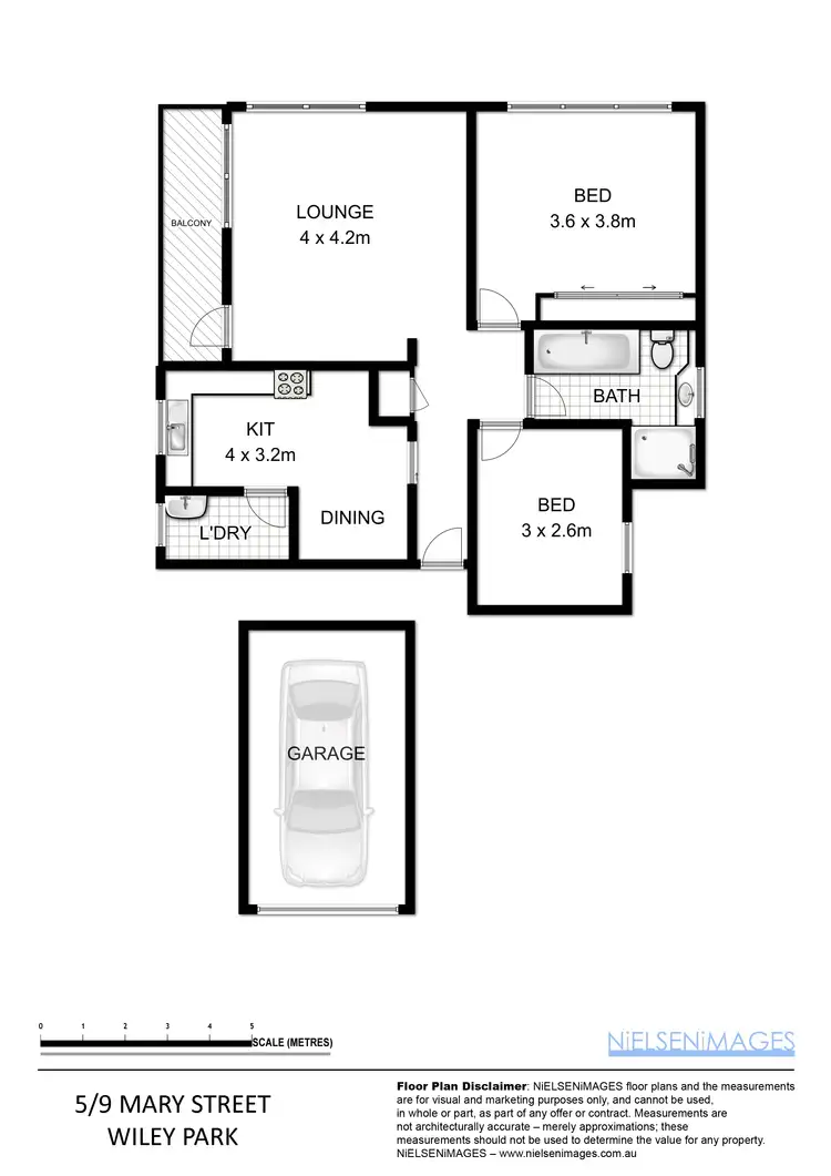 Floorplan of Homely unit listing, 5/9 Mary Street, Wiley Park NSW 2195