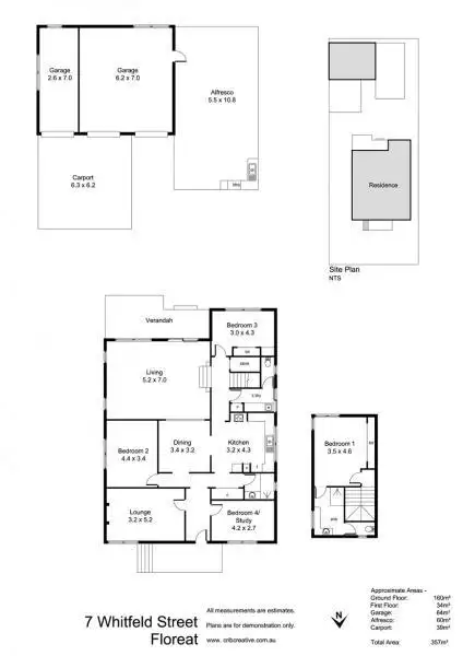 Floorplan of Homely house listing, 7 Whitfeld Street, Floreat WA 6014