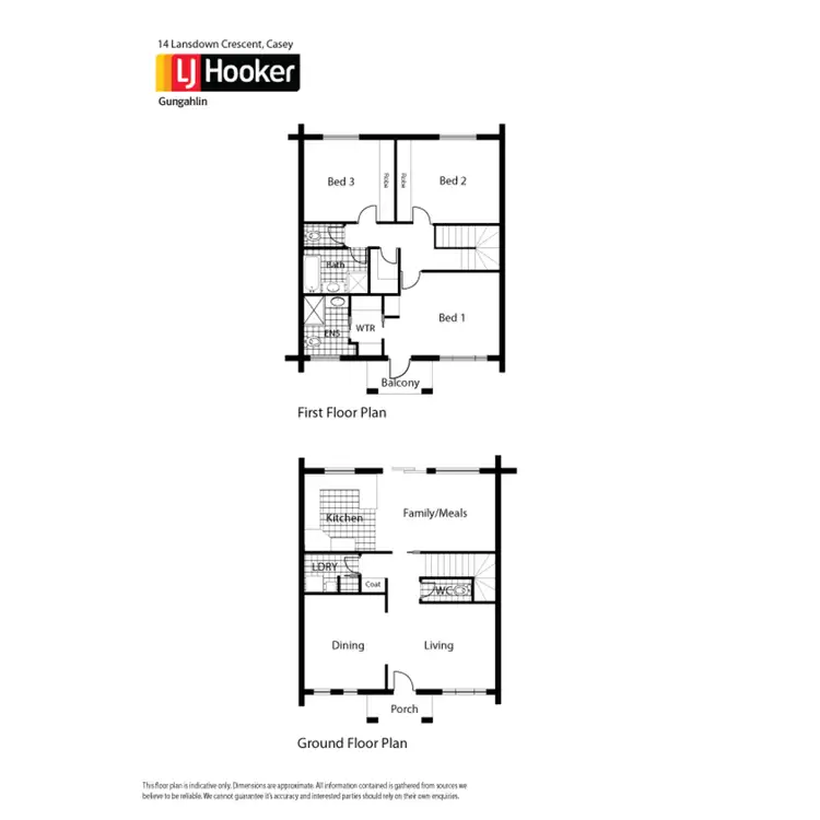 Floorplan of Homely house listing, 13 Lansdown Crescent, Casey ACT 2913