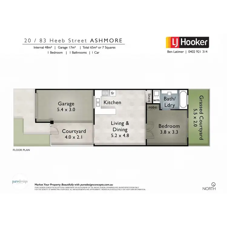 Floorplan of Homely villa listing, 20/83 Heeb Street, Ashmore QLD 4214