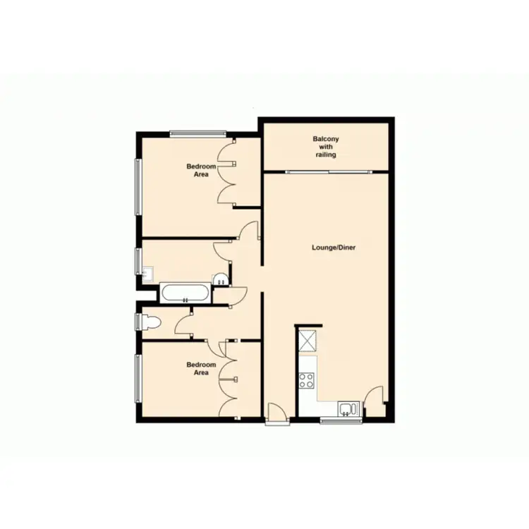 Floorplan of Homely unit listing, 10/32 Gordon Street, Milton QLD 4064