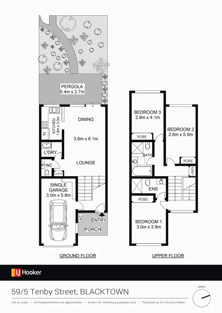 Floorplan of Homely townhouse listing, 59/5 Tenby Street, Blacktown NSW 2148