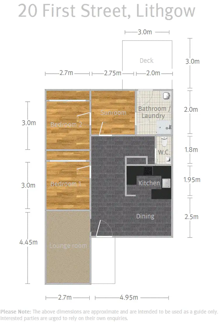 Floorplan of Homely house listing, 20 First Street, Lithgow NSW 2790