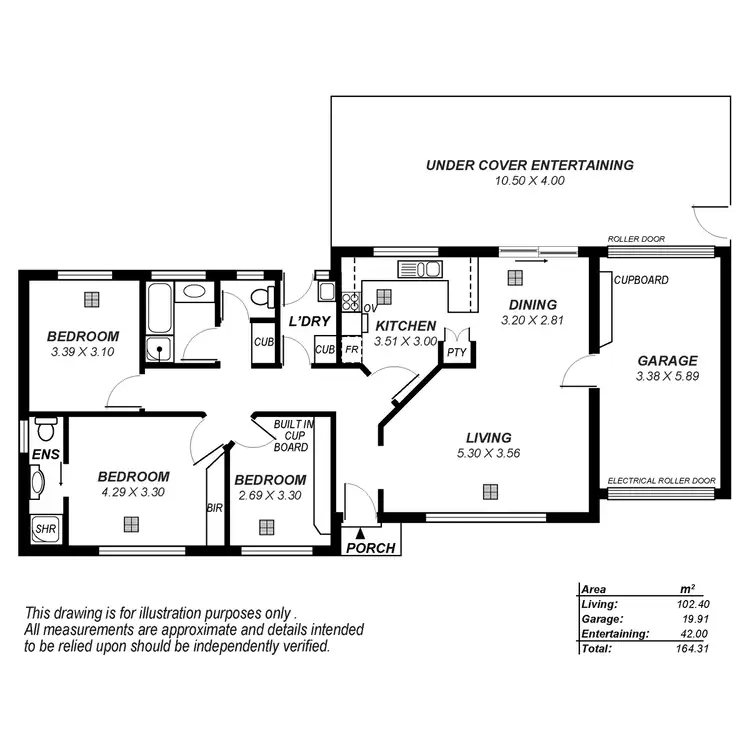 Floorplan of Homely house listing, 1B Camroc Avenue, Tranmere SA 5073