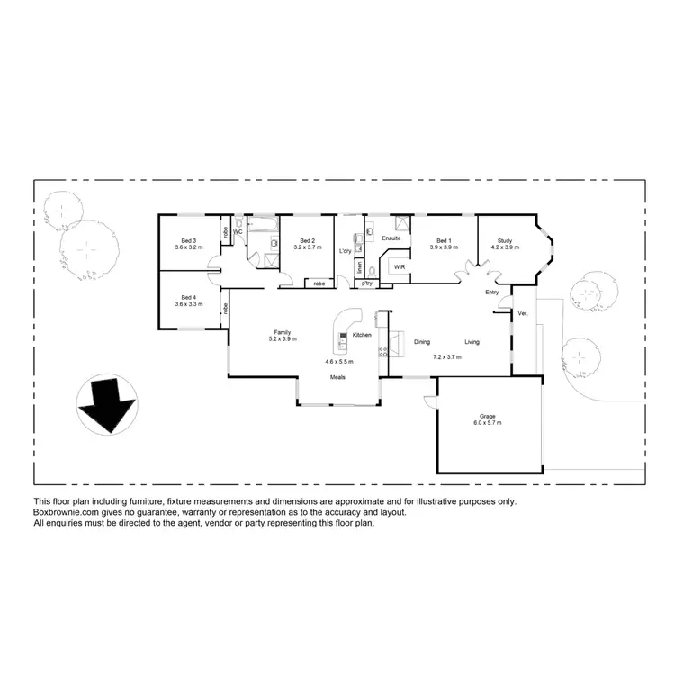 Floorplan of Homely house listing, 18 Creswick Drive, Point Cook VIC 3030