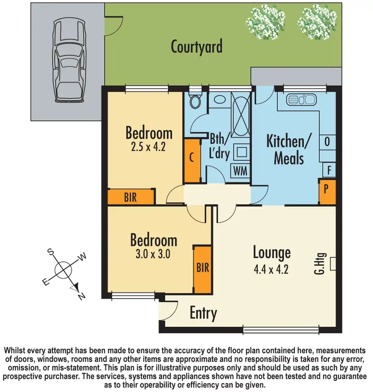 Floorplan of Homely unit listing, 4/16 Brady Road, Dandenong North VIC 3175