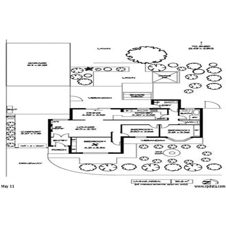 Floorplan of Homely land listing, 21 Dale Avenue, Ridgehaven SA 5097