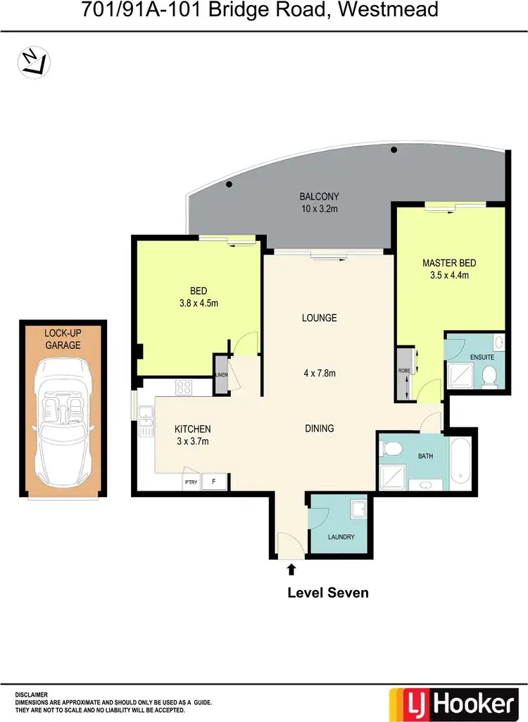 Floorplan of Homely apartment listing, 701/91A-101 Bridge Road, Westmead NSW 2145