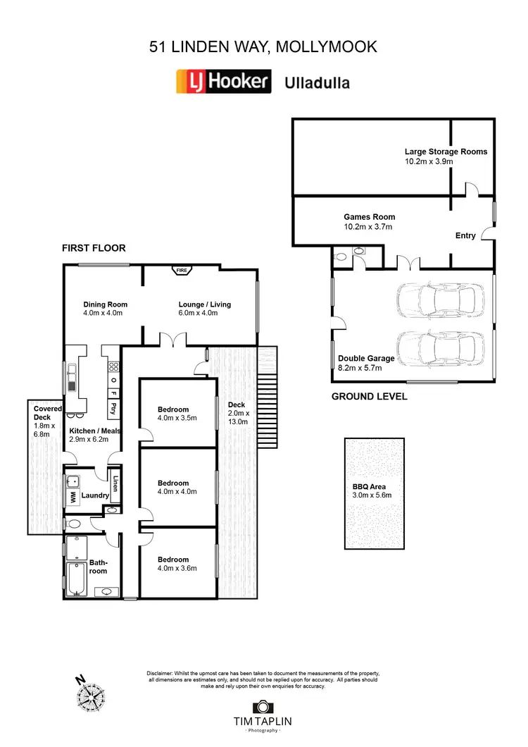 Floorplan of Homely house listing, 51 Linden Way, Mollymook NSW 2539