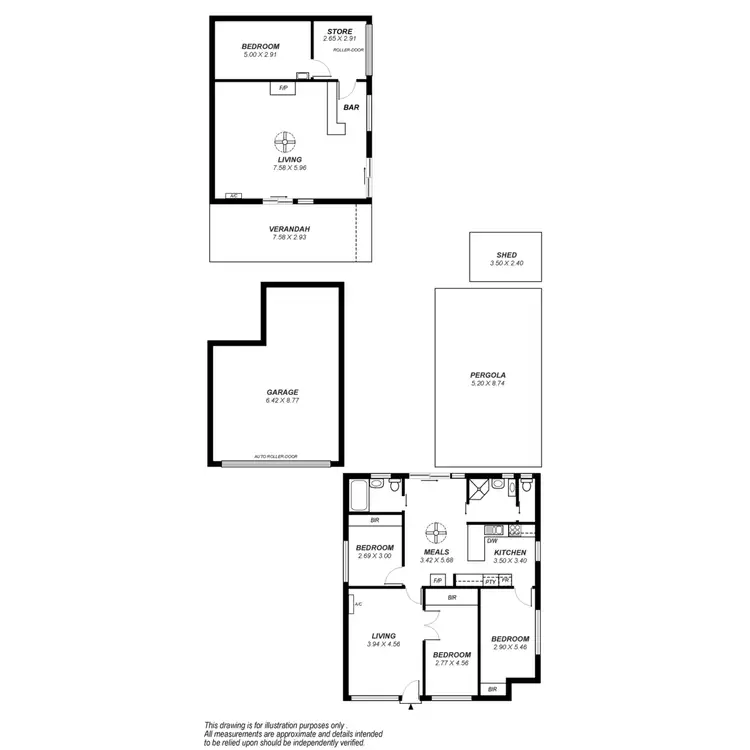 Floorplan of Homely house listing, 6 John Street, Woodside SA 5244