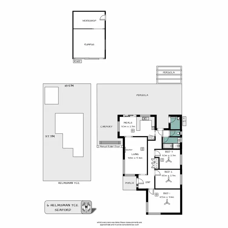 Floorplan of Homely house listing, 6 Helmsman Terrace, Seaford SA 5169