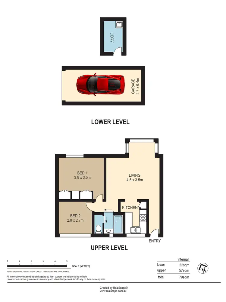 Floorplan of Homely unit listing, 2/70 Mitre Street, St Lucia QLD 4067