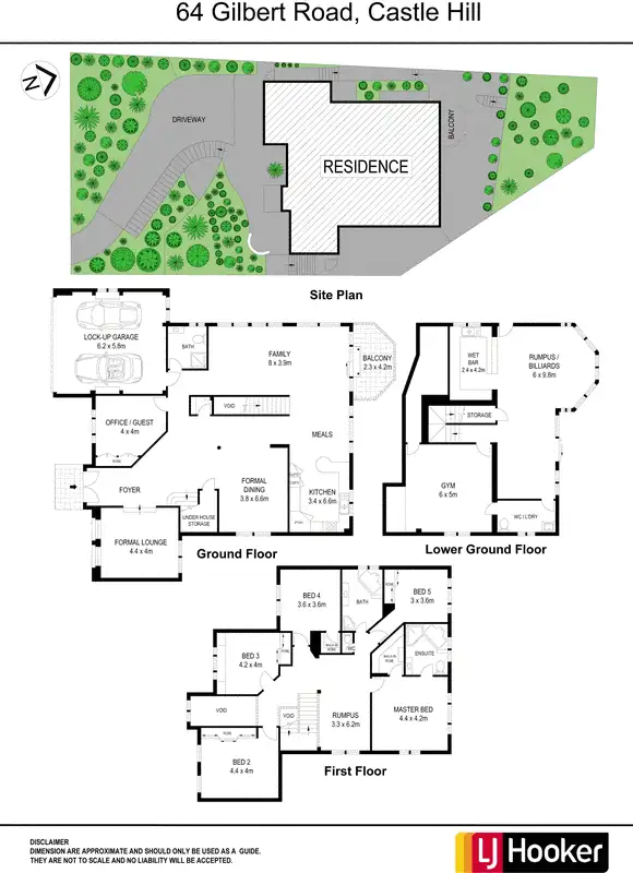 Floorplan of Homely house listing, 64 Gilbert Road, Glenhaven NSW 2156