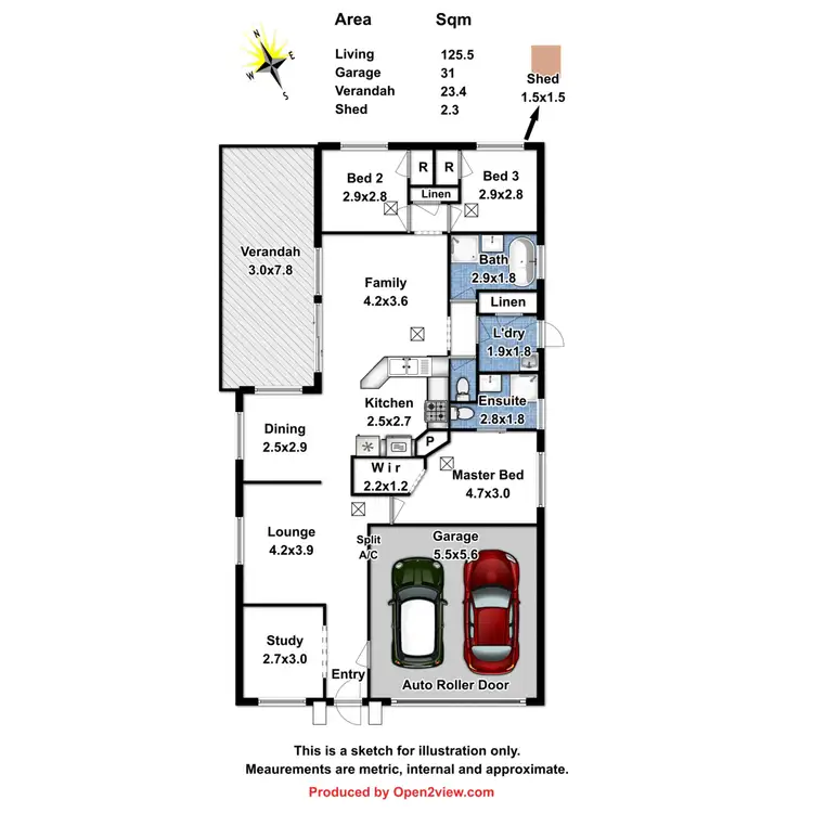 Floorplan of Homely house listing, 9 Jessie Goodes Court, Parafield Gardens SA 5107