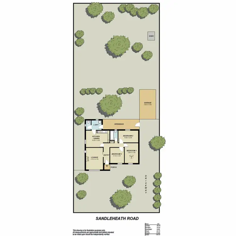 Floorplan of Homely house listing, 20 Sandleheath Road, Elizabeth Grove SA 5112