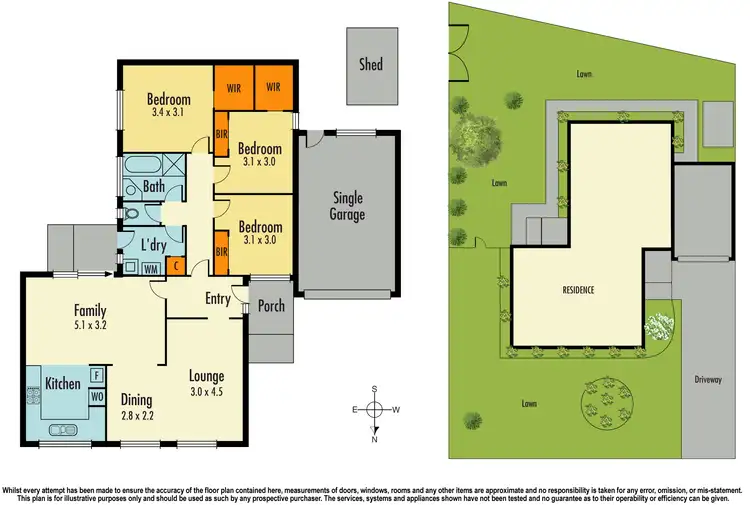 Floorplan of Homely unit listing, 1/160 Gladstone Road, Dandenong North VIC 3175