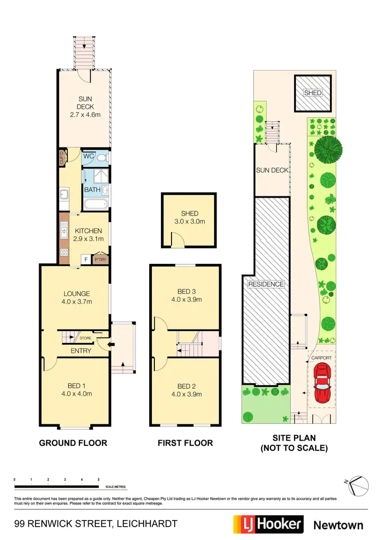 Floorplan of Homely house listing, 99 Renwick Street, Leichhardt NSW 2040