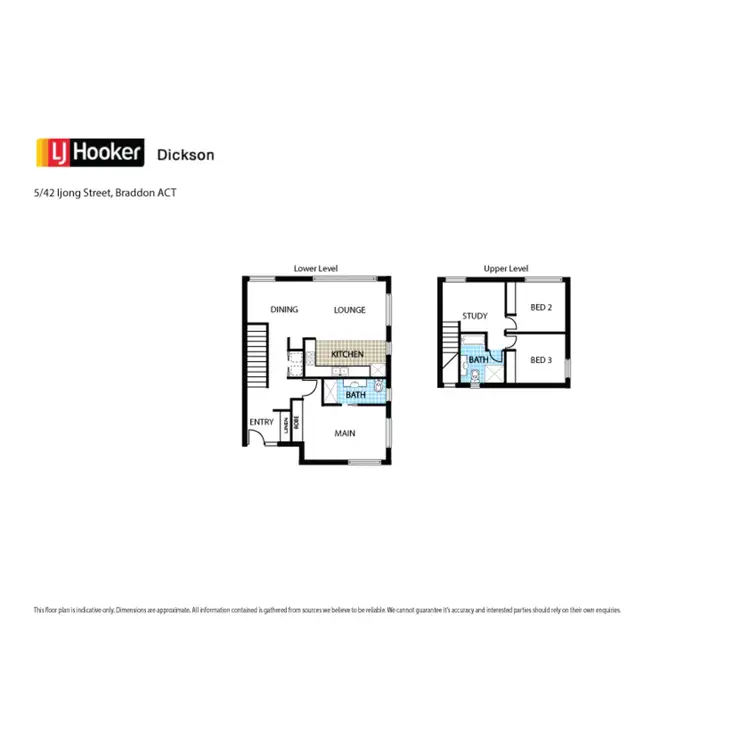 Floorplan of Homely townhouse listing, 5/42 Ijong Street, Braddon ACT 2612