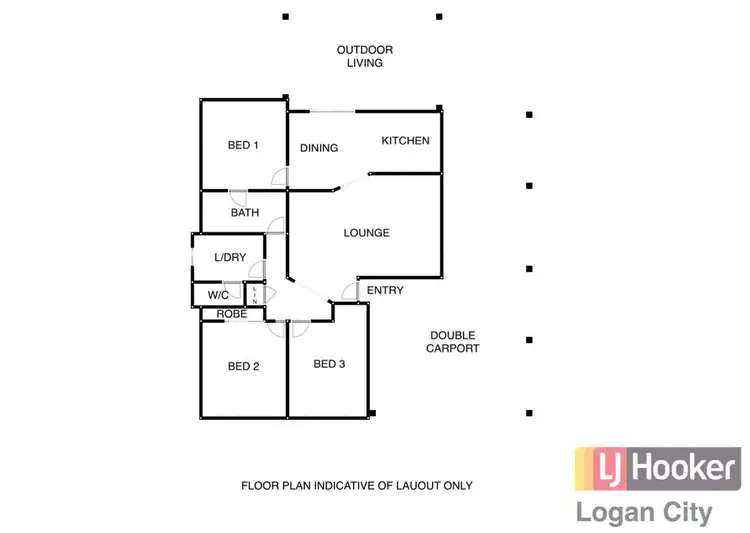 Floorplan of Homely house listing, 30 Packett Crescent, Loganlea QLD 4131