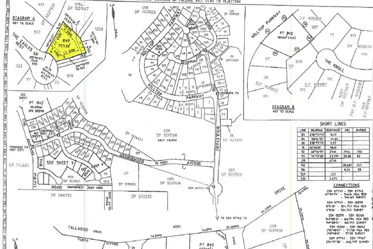 Floorplan of Homely land listing, 6 The Eagles Nest, Tallwoods Village NSW 2430