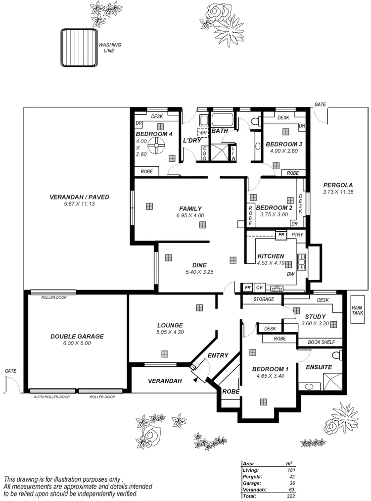 Floorplan of Homely house listing, 34 Petworth Parade, Greenwith SA 5125