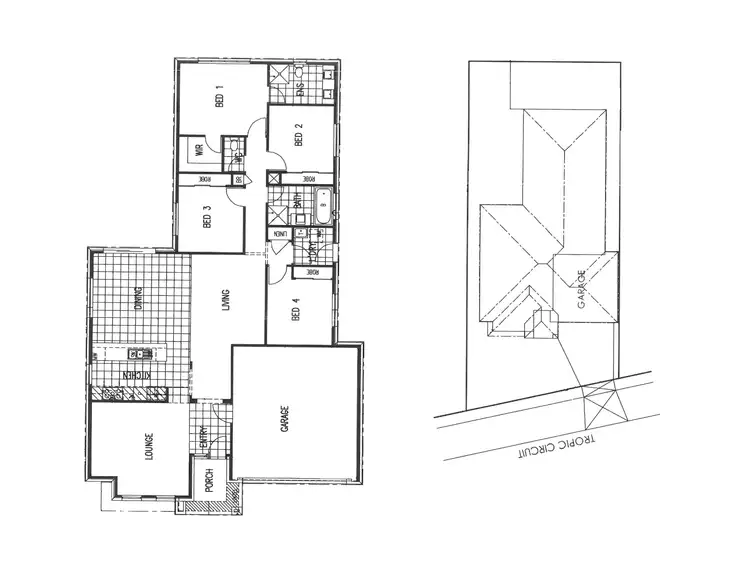 Floorplan of Homely house listing, 19 Tropic Circuit, Point Cook VIC 3030