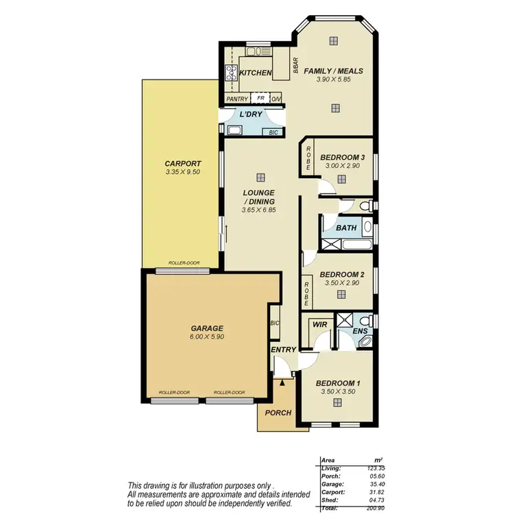 Floorplan of Homely house listing, 2 Elba Court, Greenwith SA 5125