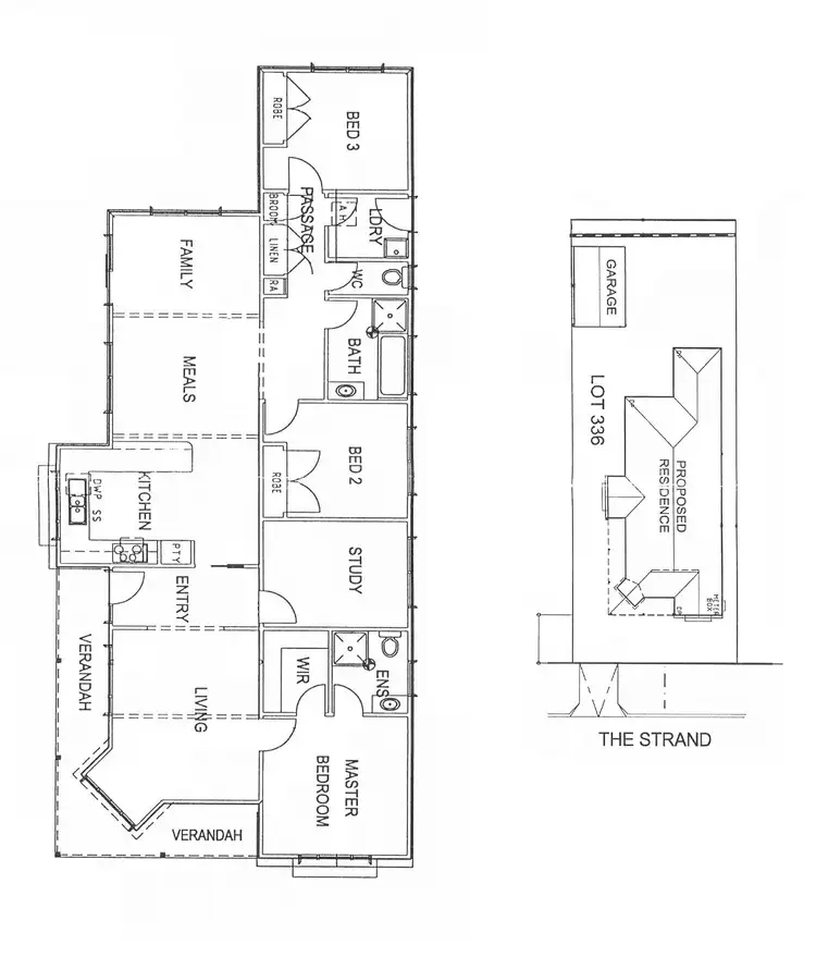 Floorplan of Homely house listing, 43 The Strand, Point Cook VIC 3030