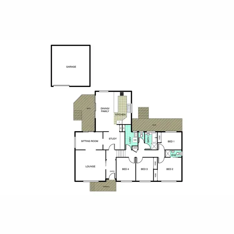 Floorplan of Homely house listing, 8 Huelin Circuit, Flynn ACT 2615