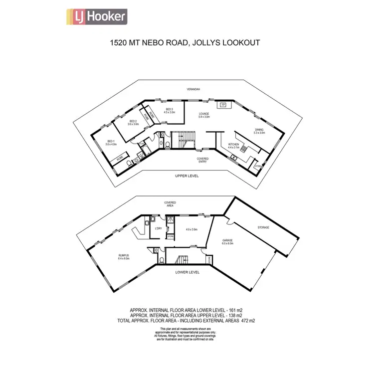 Floorplan of Homely house listing, 1520 Mt Nebo Road, Jollys Lookout QLD 4520