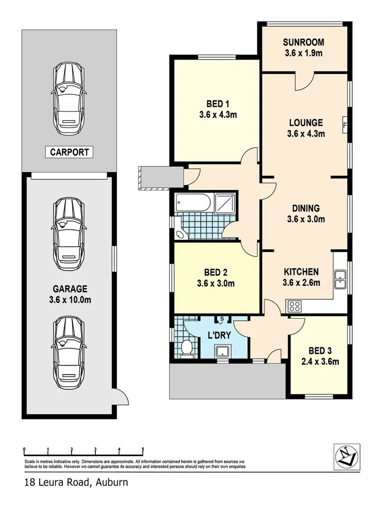 Floorplan of Homely house listing, 18 Leura Road, Auburn NSW 2144