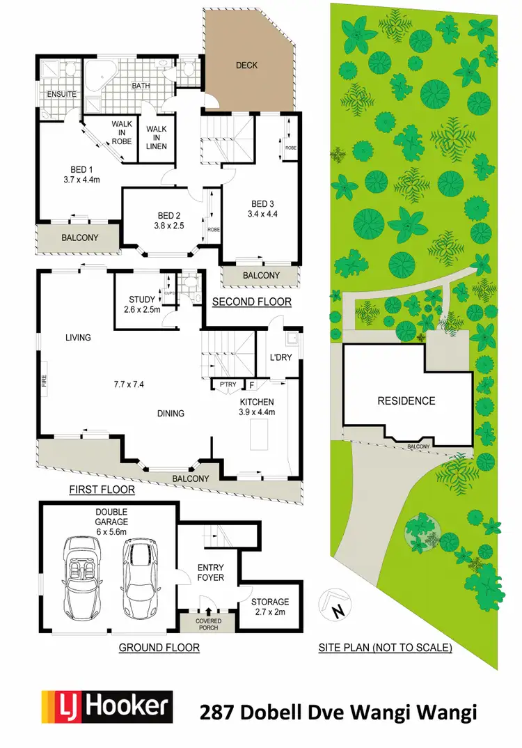 Floorplan of Homely house listing, 287 Dobell Drive, Wangi Wangi NSW 2267