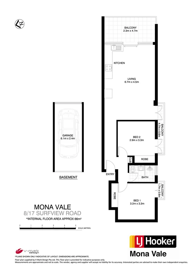 Floorplan of Homely unit listing, 8/17 Surfview Road, Mona Vale NSW 2103