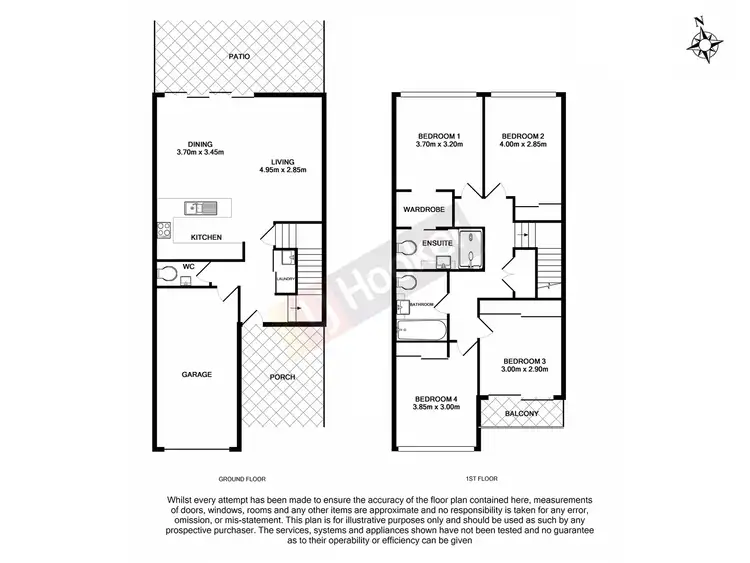 Floorplan of Homely townhouse listing, 23/8 Norfolk Street, Parkinson QLD 4115