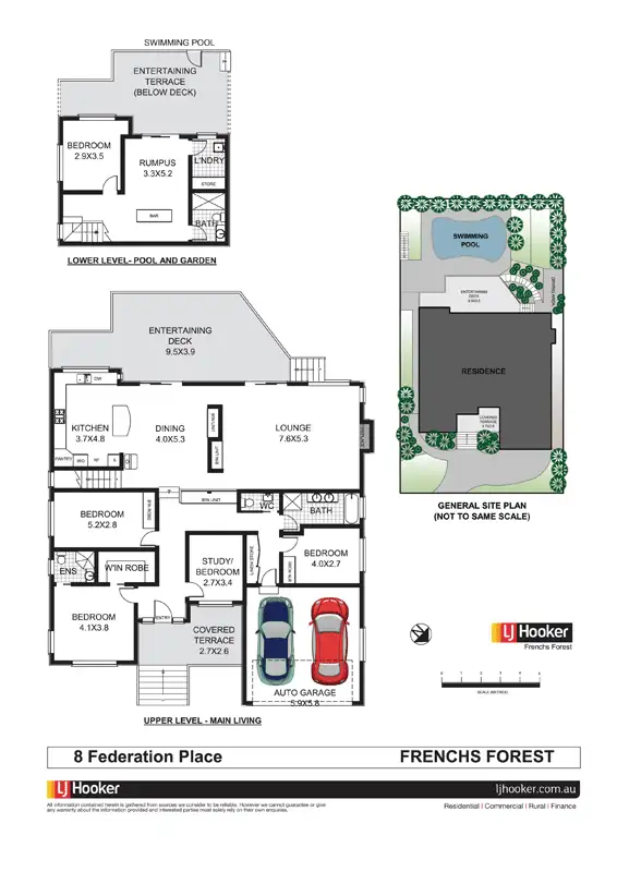 Floorplan of Homely house listing, 8 Federation Place, Frenchs Forest NSW 2086