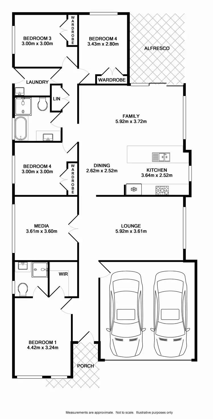 Floorplan of Homely house listing, 20 Morris Street, Oran Park NSW 2570