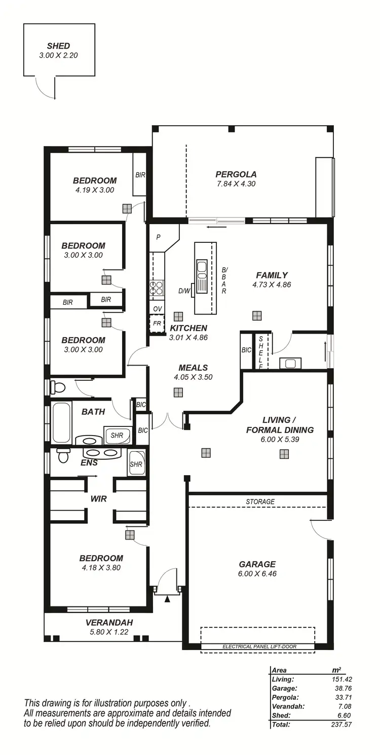 Floorplan of Homely house listing, 25 Vista Terrace, Stirling SA 5152