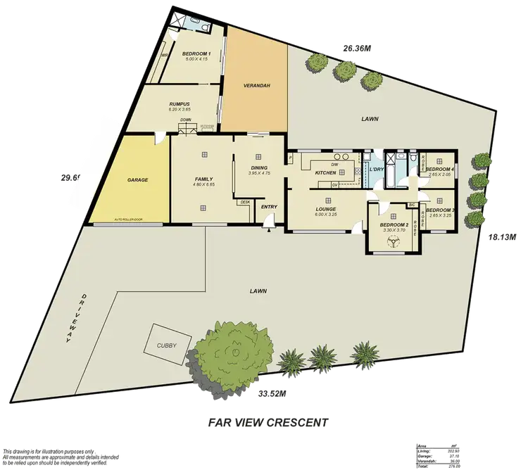 Floorplan of Homely house listing, 15 Far View Crescent, Ridgehaven SA 5097