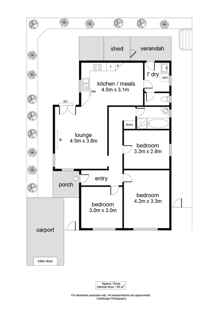 Floorplan of Homely house listing, 4 Gelven Terrace, Largs North SA 5016