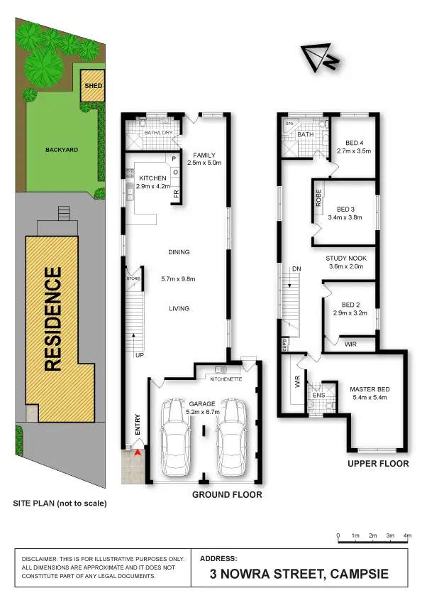 Floorplan of Homely house listing, 3 Nowra Street, Campsie NSW 2194